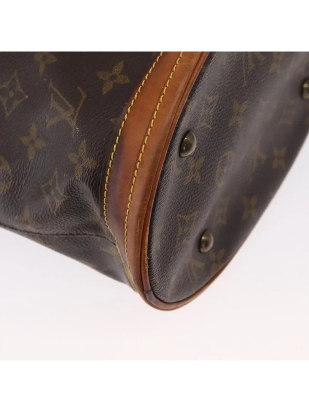 Authentic LOUIS VUITTON Monogram Bucket PM Shoulder Bag M42238 LV